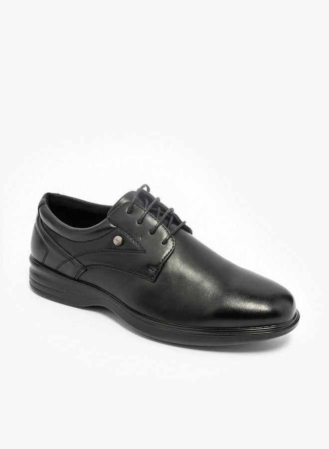 LBL by Shoexpress Solid Lace-Up Derby Shoes - Image 2
