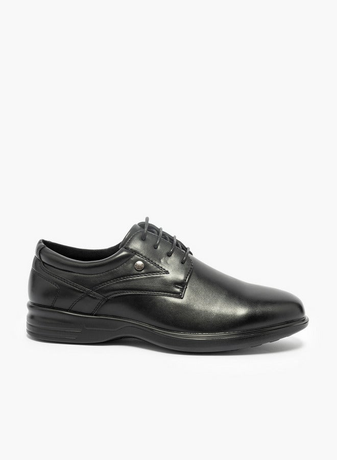 LBL by Shoexpress Solid Lace-Up Derby Shoes - Image 1