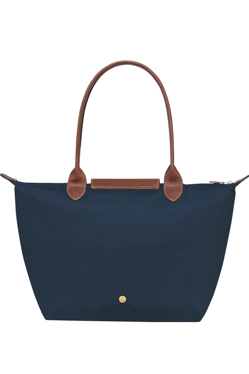 لونج شامب حقيبة توت متوسطة الحجم للنساء، حقيبة يد، حقيبة كتف، أزرق داكن، طراز كلاسيكي - Image 5