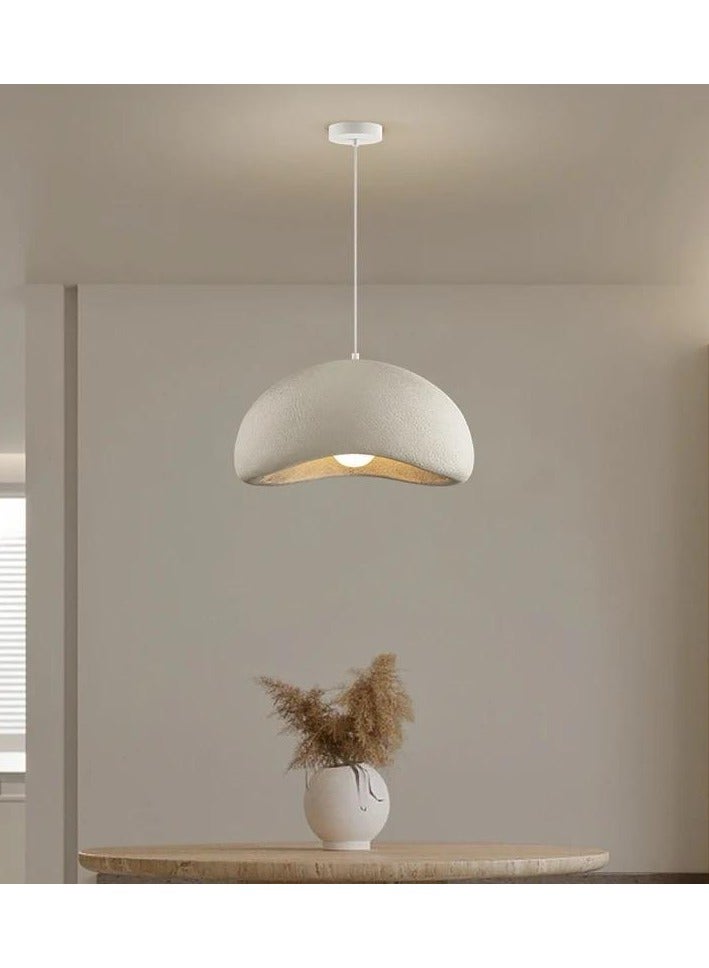 Wabi-sabi Style Resin Pendant Light Farmhouse Decor Adjustable Hanging Lamp Vintage Restaurant Suspension Lighting Fixture for Kitchen Dining Room Cafe Sink Clothing Store (Color : A-White,  - Image 1