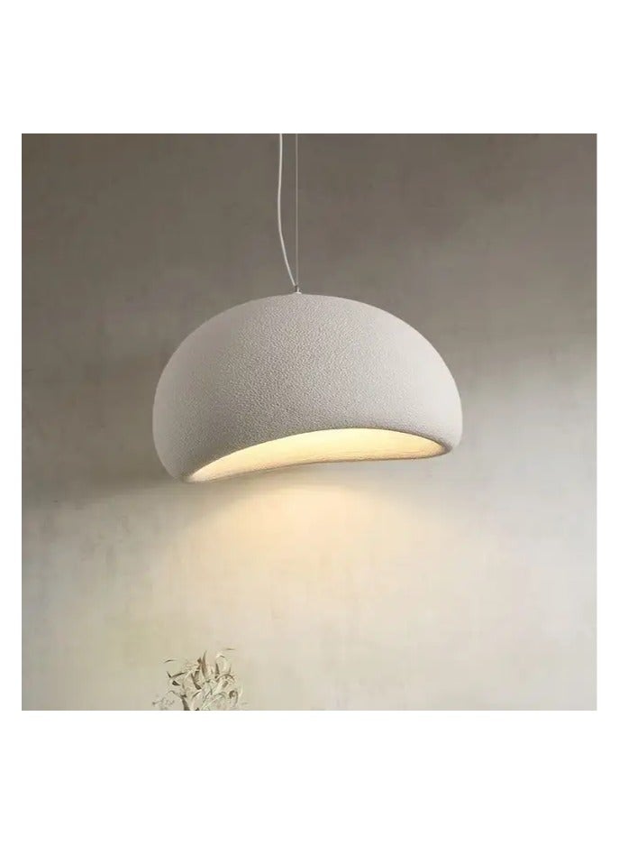 Wabi-sabi Style Resin Pendant Light Farmhouse Decor Adjustable Hanging Lamp Vintage Restaurant Suspension Lighting Fixture for Kitchen Dining Room Cafe Sink Clothing Store (Color : A-White,  - Image 3
