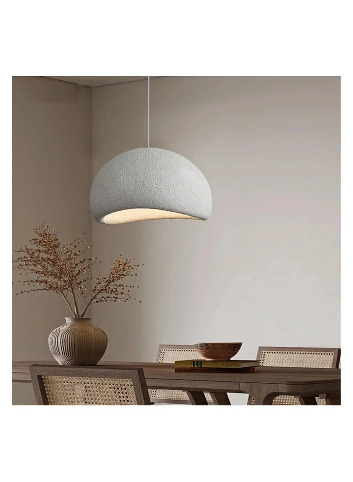 Wabi-sabi Style Resin Pendant Light Farmhouse Decor Adjustable Hanging Lamp Vintage Restaurant Suspension Lighting Fixture for Kitchen Dining Room Cafe Sink Clothing Store (Color : A-White,  - Image 4