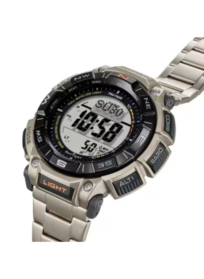 جي شوك ساعة بروجرامر للرجال تناظرية رقمية من الراتنج -- - . مم - Image 4