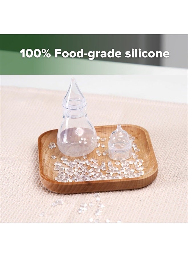 Haakaa Silicone Baby Nasal Aspirator | Nose Bulb Syringe | Easy-Squeezy Baby Nose Cleaner, 0m+ Newborn Infant &Toddler - BPA Free Silicone - Image 4