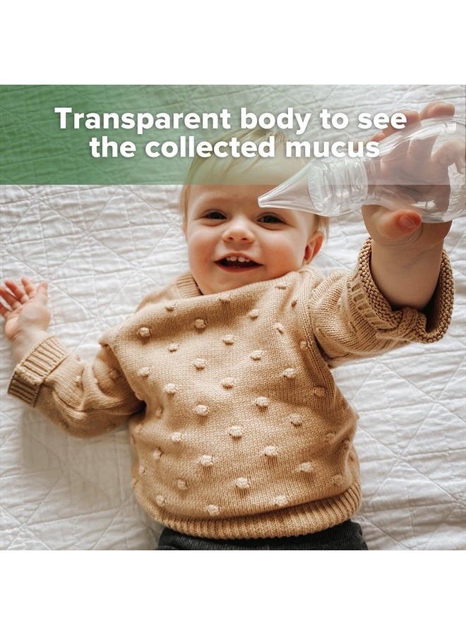 Haakaa Silicone Baby Nasal Aspirator | Nose Bulb Syringe | Easy-Squeezy Baby Nose Cleaner, 0m+ Newborn Infant &Toddler - BPA Free Silicone - Image 5