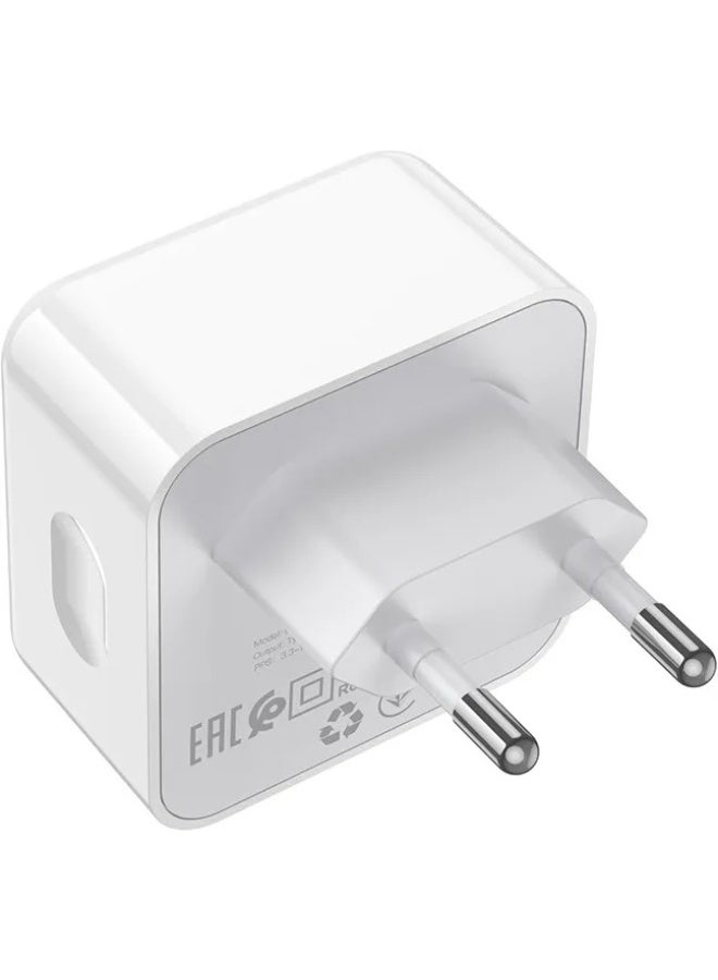 بوروفون شاحن Source BA76A ثنائي المنافذ PD35W سريع – أبيض - Image 5