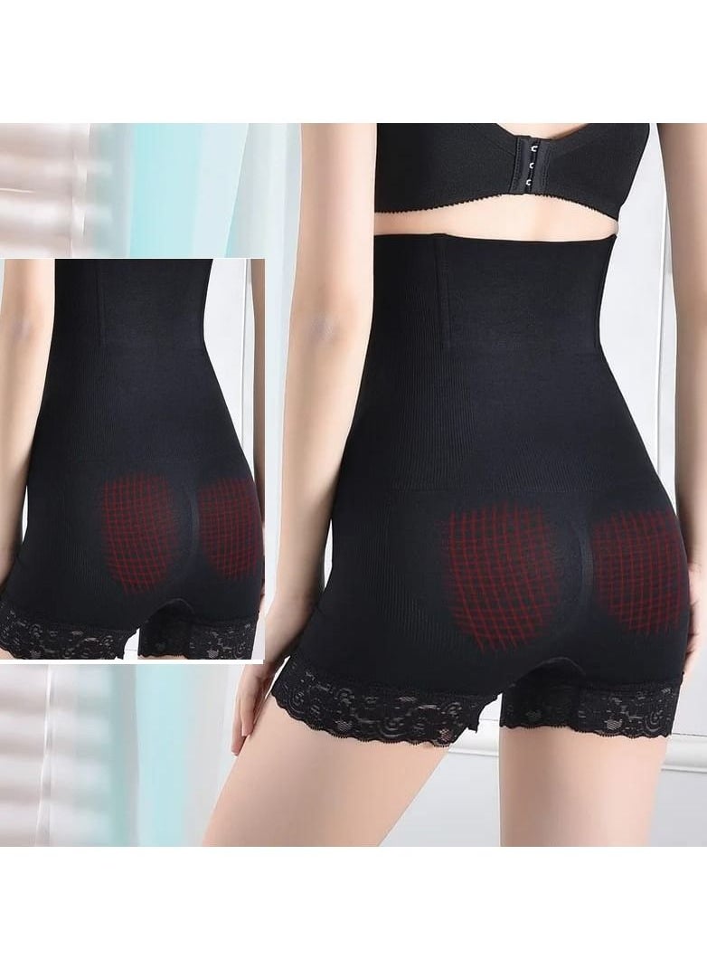Generic - Women’s No Rolling Down Tummy Control Boyshort Shapewear with Lace - Tummy, Back,Hips. - Image 1