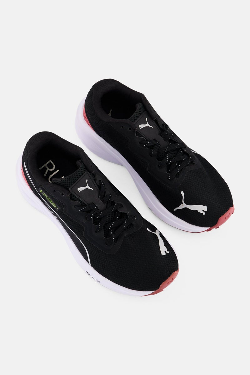 PUMA Kids Girl Aviator WTR Lace Up Running Shoes, Black - Image 4
