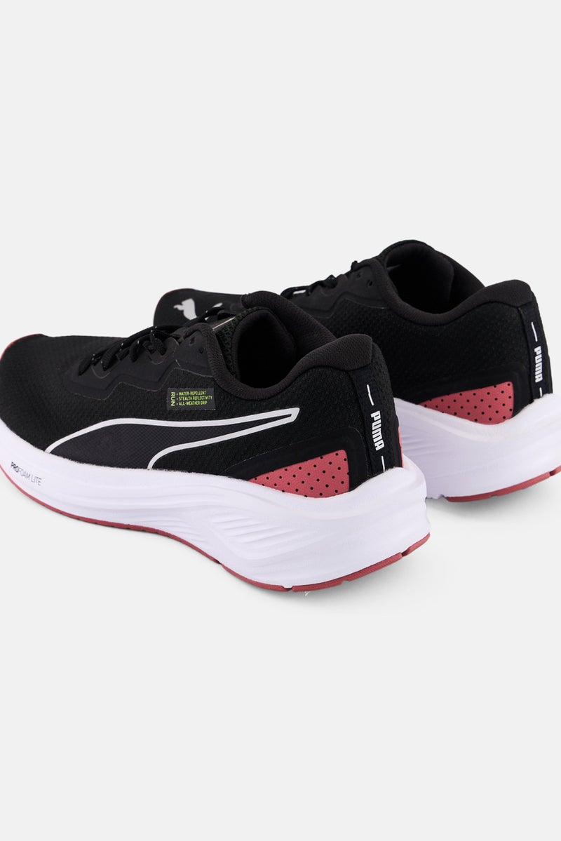 PUMA Kids Girl Aviator WTR Lace Up Running Shoes, Black - Image 2