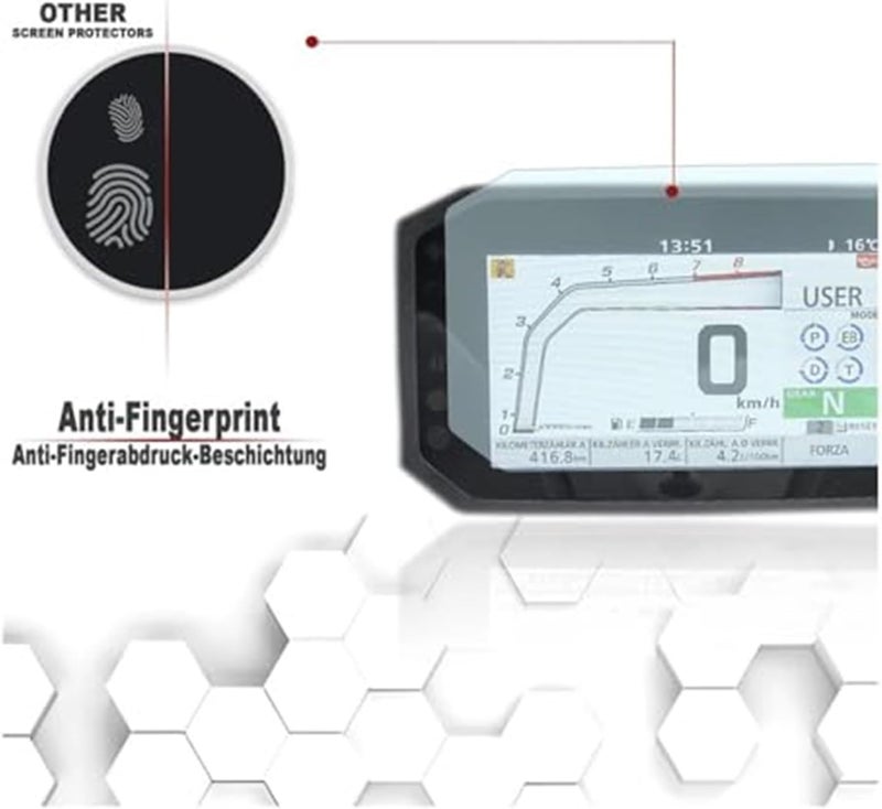 QASULER Dashboard Screen Protector for V-Strom 800DE - Image 3