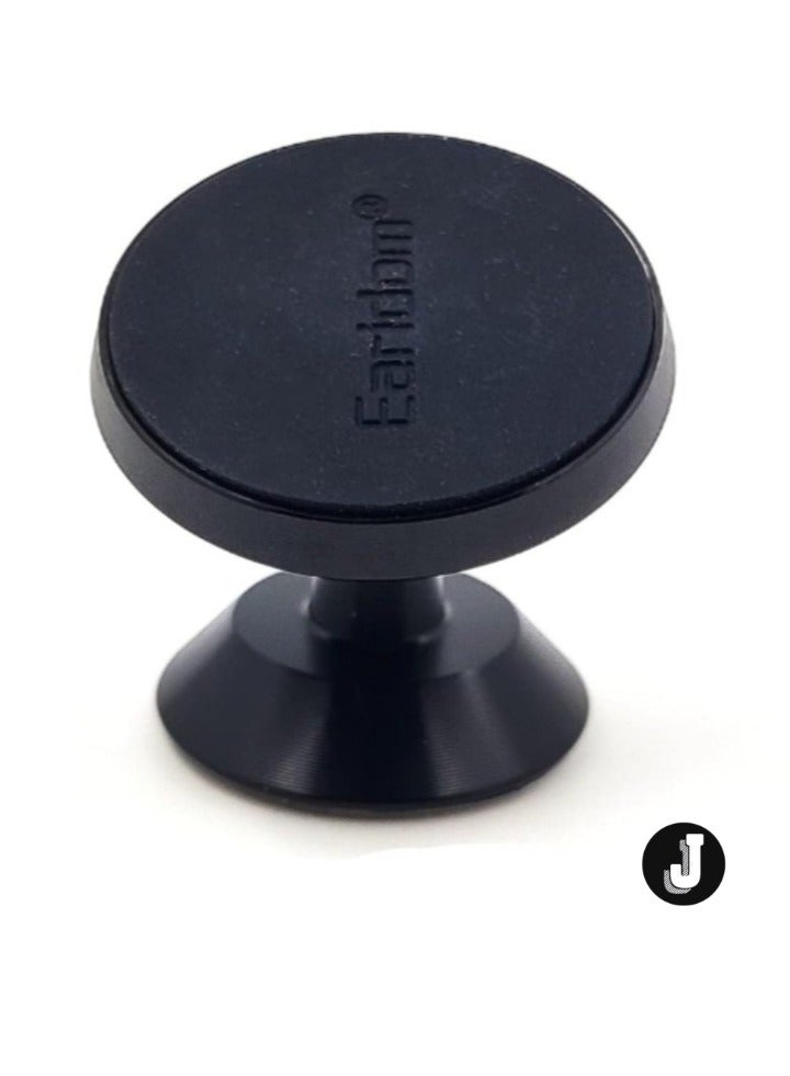 JAJEEK Magnetic Mobile Holder for Car – Rotary Suction Cup Design (Black), Secure Mount for Smartphones - Image 1