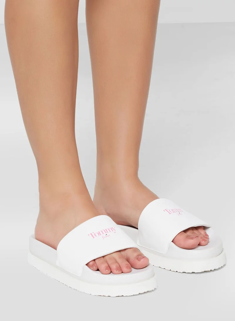 TOMMY JEANS Flatform Pool Slides