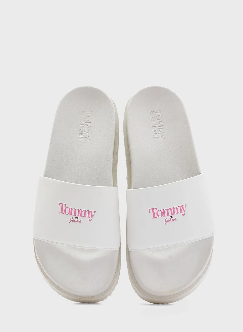 TOMMY JEANS Flatform Pool Slides