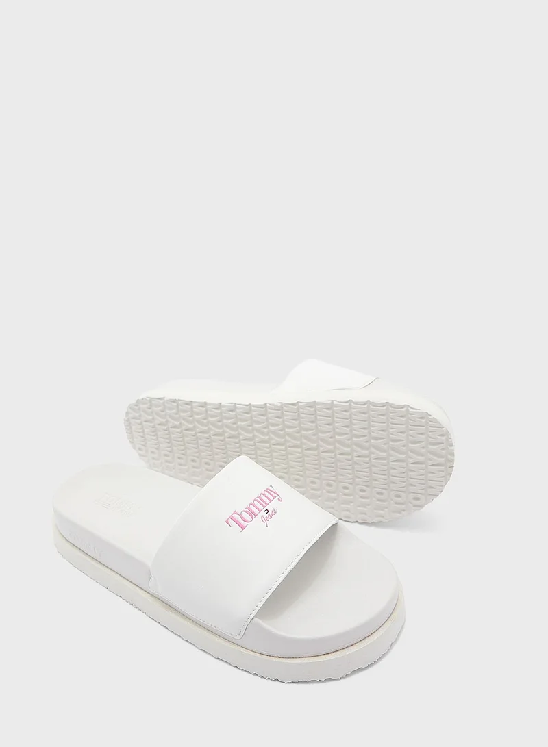 TOMMY JEANS Flatform Pool Slides