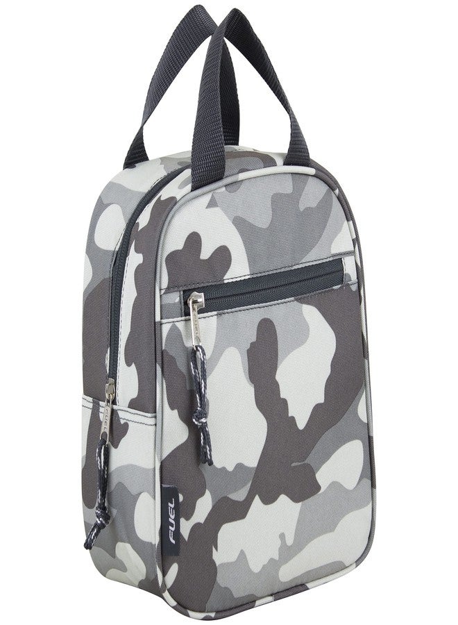 FUEL Cargo Dual Handle Travel Lunch Bag, Grey Camo - Image 1