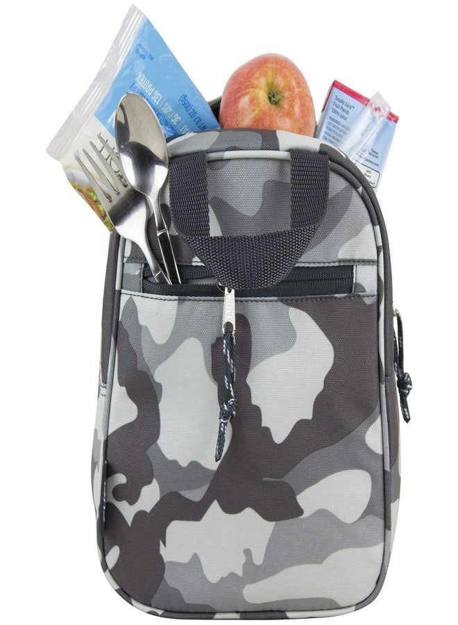 FUEL Cargo Dual Handle Travel Lunch Bag, Grey Camo - Image 5