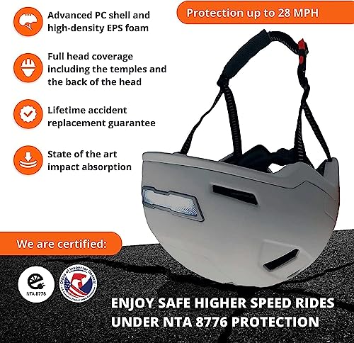 XNITO Bike Helmet with LED Lights Urban Bicycle Helmet for Adults Men Women CPSC NTA8776 Dual Certified Class 3 EBikes Scooters Onewheel Commuter Mountain - Image 3