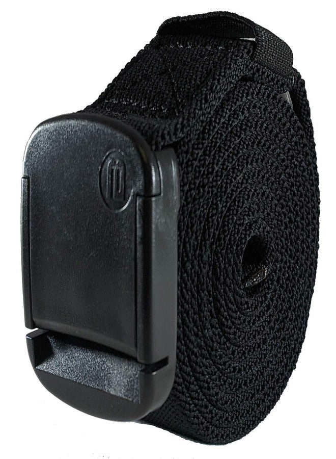 Betta 1.25 Inch Elastic Stretch Belt with Adjustable Buckle, Unisex (X-Large, Black) - Image 1
