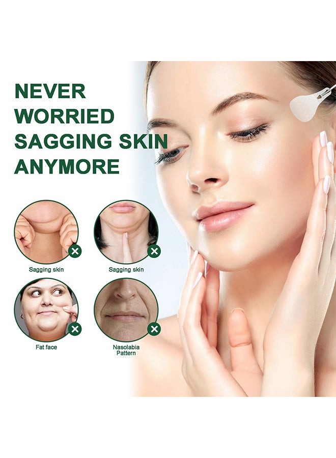 West&Month Face Lifting Tapes, Waterproof High Elasticity Facelift Face Lift Tape, for Hiding Facial Wrinkles Lift Saggy Skin Hide Double Chin Ultra-thin Breathable 30 Pcs - Image 5