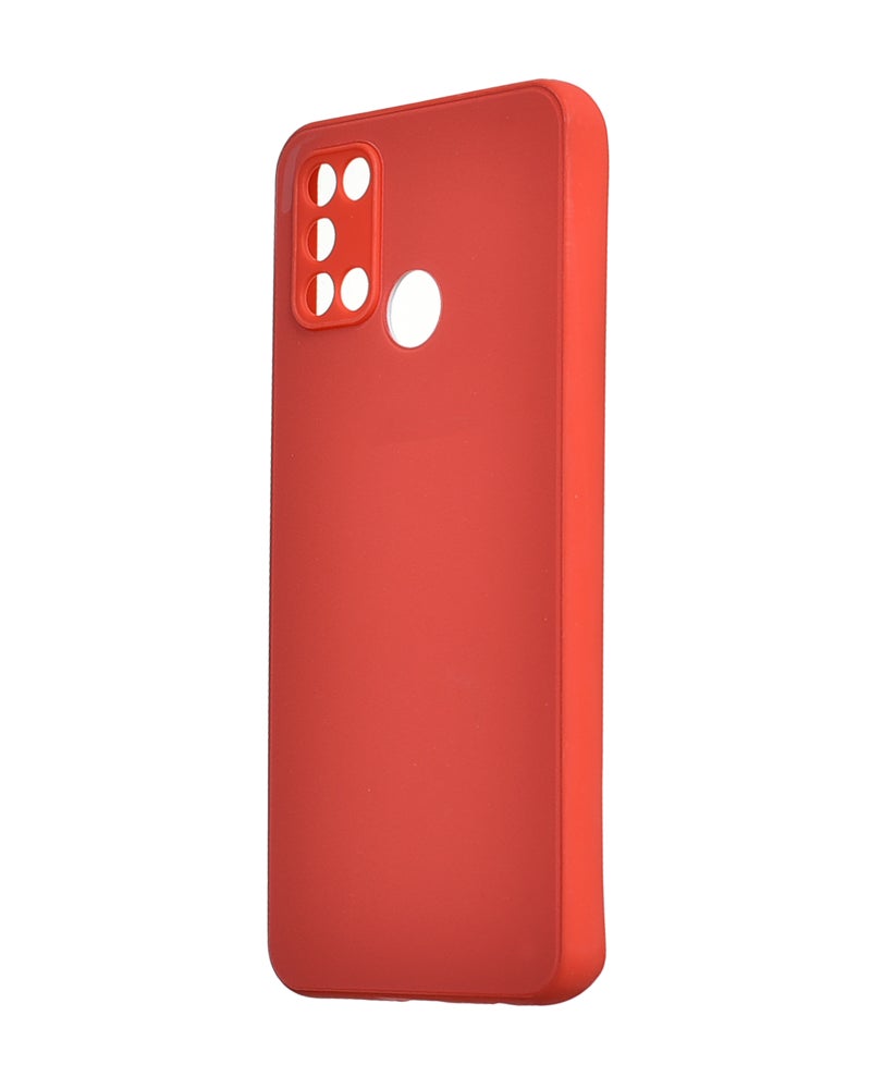 Silicone Phone Case for Realme C17 - Red - Image 3