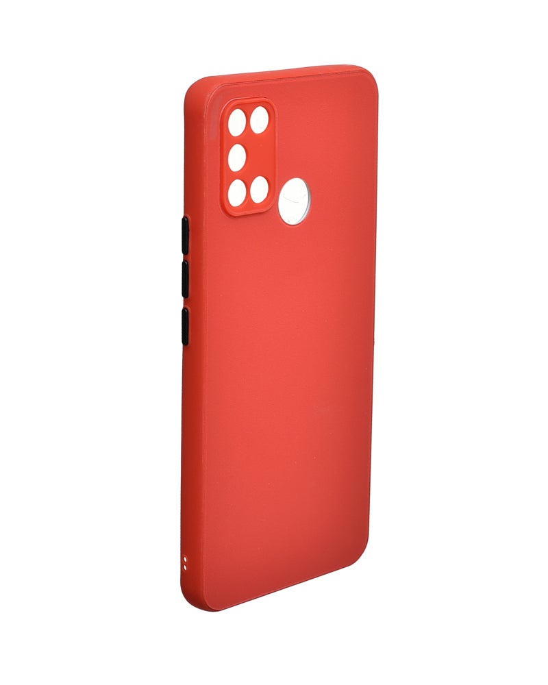 Silicone Phone Case for Realme C17 - Red - Image 2