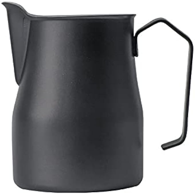 Unity Milk Frothing Pitcher 19 Oz550 Ml Stainless Steel Black Espresso Coffee Steaming Pitcher Milk Jug Coffee Mug Frother For Espresso Machine Latte Art Cappuccino Maker - Image 1