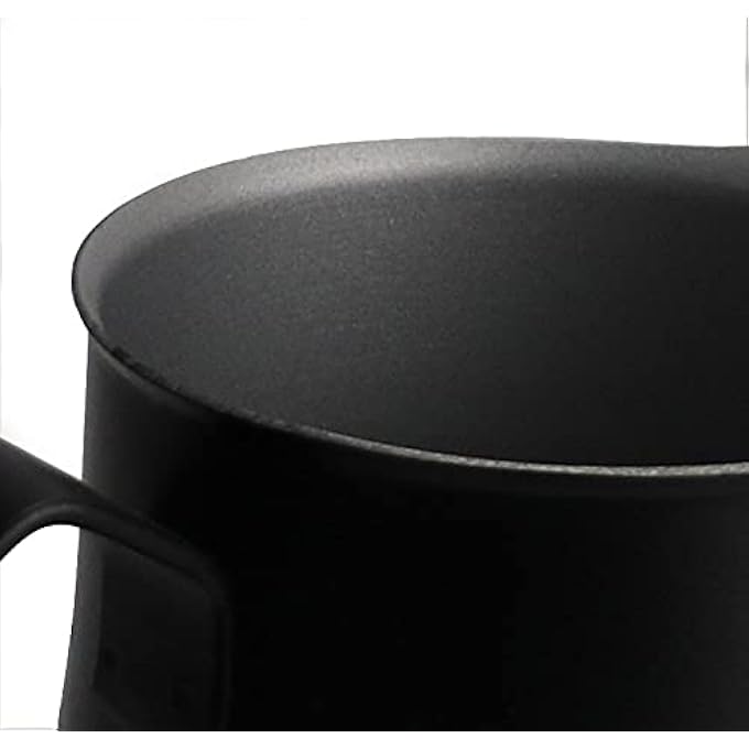 Unity Milk Frothing Pitcher 19 Oz550 Ml Stainless Steel Black Espresso Coffee Steaming Pitcher Milk Jug Coffee Mug Frother For Espresso Machine Latte Art Cappuccino Maker - Image 4