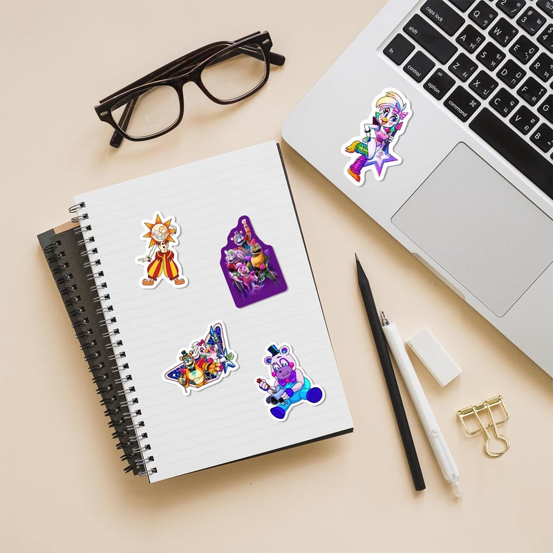 Pounchi Stickers (200 Pcs) Cartoon Gaming PVC Sticker, Gifts for Laptop Water Bottle Skateboard Party Supplies Decorations Teens Kids - Image 3
