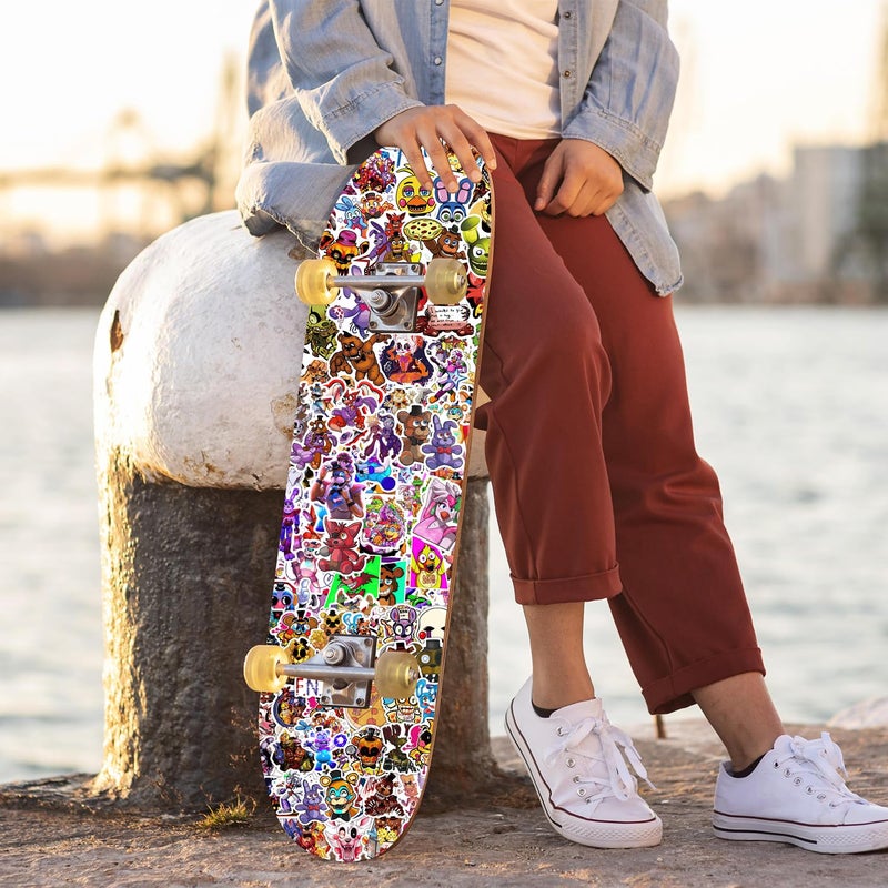 Pounchi Stickers (200 Pcs) Cartoon Gaming PVC Sticker, Gifts for Laptop Water Bottle Skateboard Party Supplies Decorations Teens Kids - Image 5
