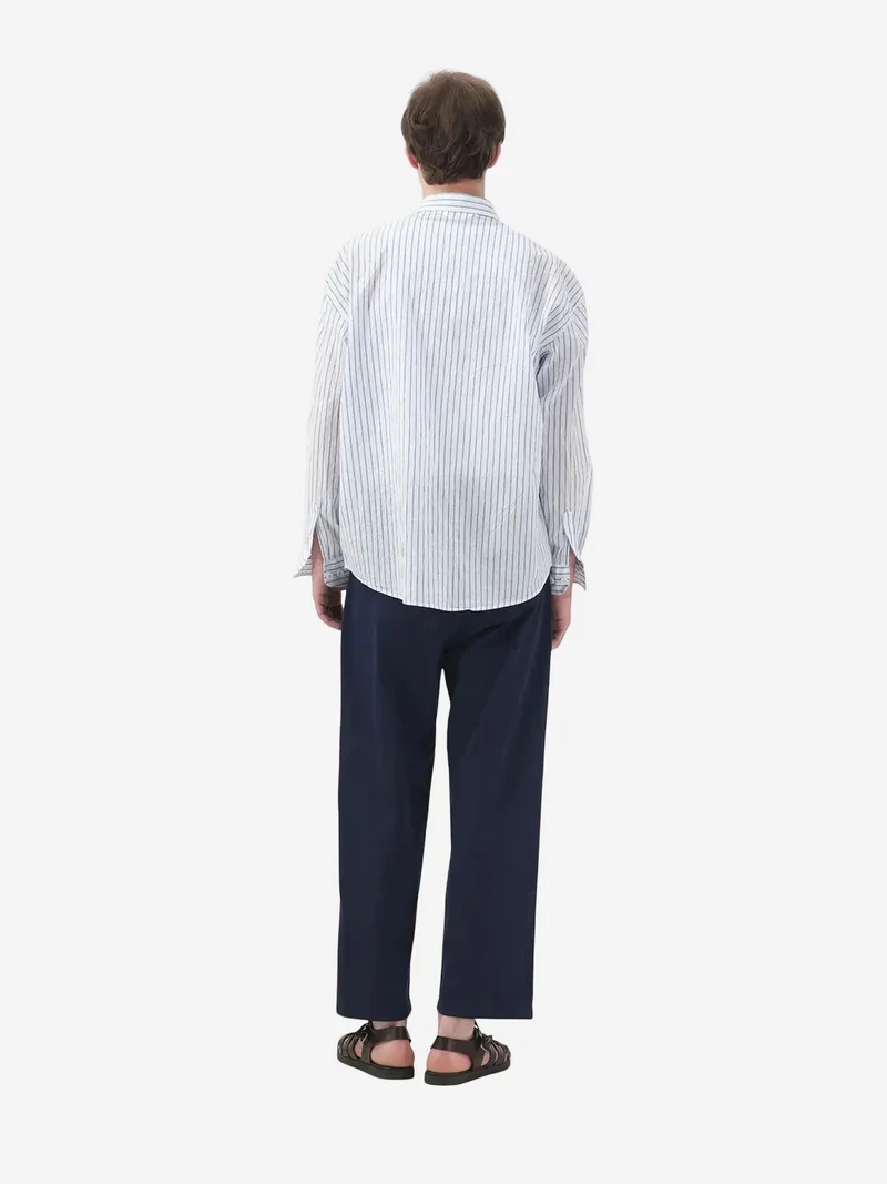 Giesto GIESTO Striped Long Sleeve Shirt with Embroidery