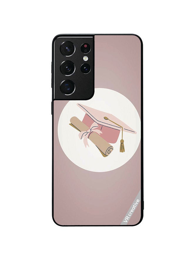 VR CREATIVE Protective Case Cover For Samsung Galaxy S21 Ultra 5G Degree Design Multicolour - Image 1