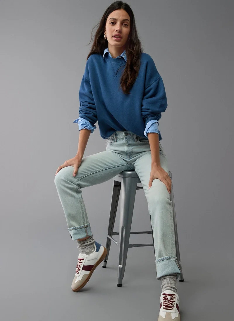 American Eagle Casual Crew Neck Sweatshirt