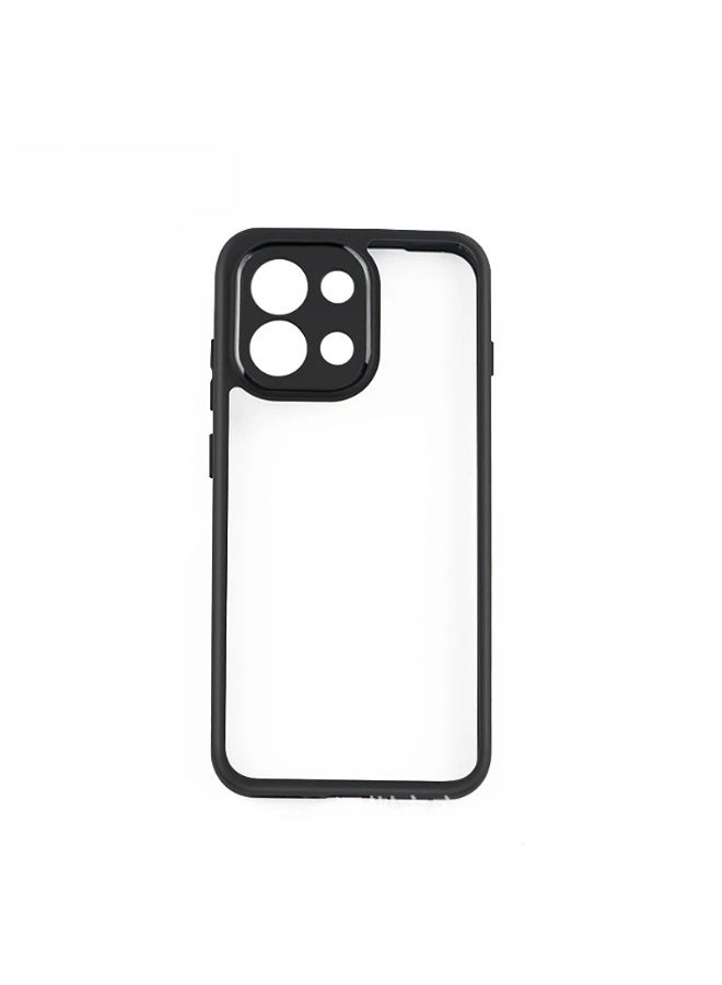 Transparent Lens Full-Coverage 2-in-1 Case for OnePlus 15 Clear Back Design Shockproof Reinforced Frame Scratch-Resistant and Slim Protective Phone Cover - Image 1