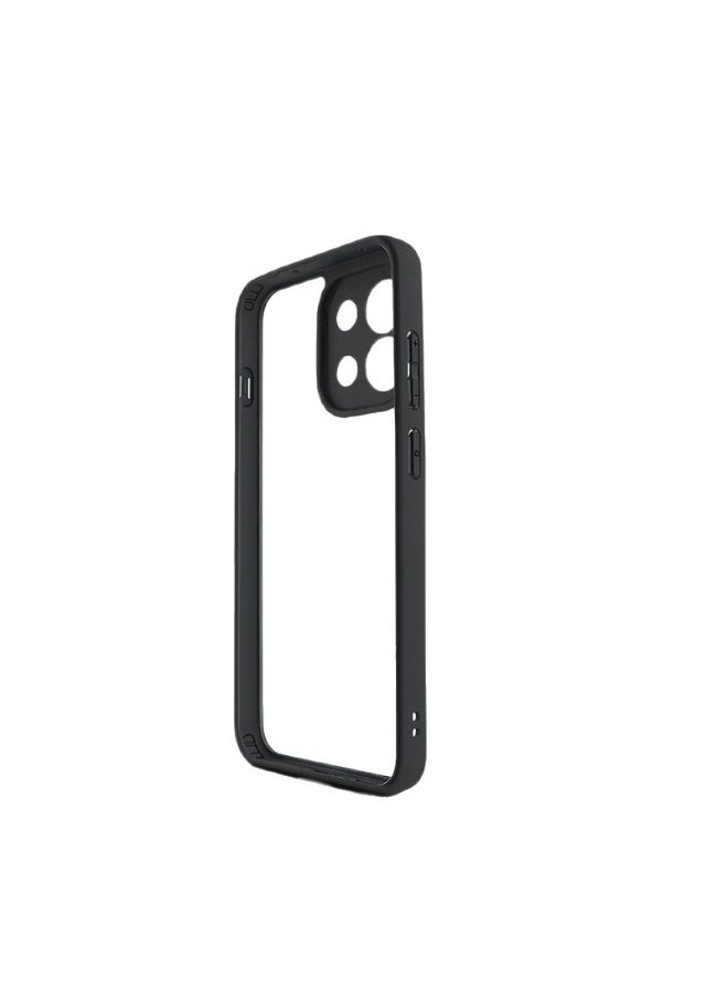 Transparent Lens Full-Coverage 2-in-1 Case for OnePlus 15 Clear Back Design Shockproof Reinforced Frame Scratch-Resistant and Slim Protective Phone Cover - Image 5