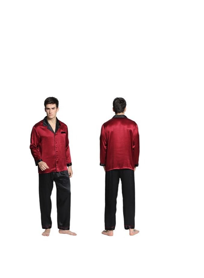 Men's satin pajamas 