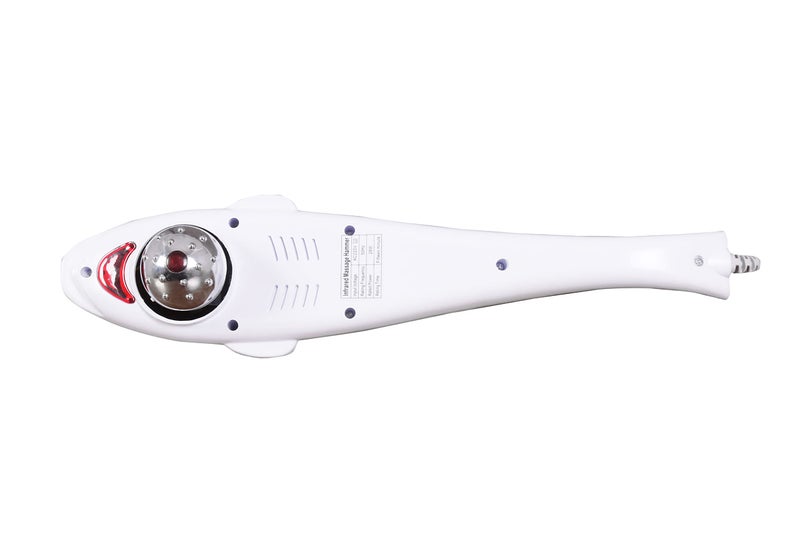 Concepta Corded Electric Dolphin Massager for Pain Relief | Far Infrared Therapy for Pain with Vibration| Magnetic Massage Machine for Body Pain | For Men & Women | Red & White - Image 3