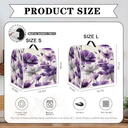 BVBOX Mixer Dust Cover for 68 Qt Stand Mixer Cloth Cover with 2 Storage Pockets for Stand Mixer Protective Covers Large for 68 Quart Mixer - Image 3