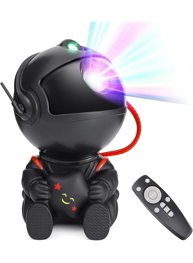 The Bros Galaxy Projector, Star Projector with 360 Degree Rotation, Astronaut Projector with Remote Control, 8 Star Light Modes, Space Projector Night Light for Kids, Ceiling, Room Decor, Gifts - Image 1