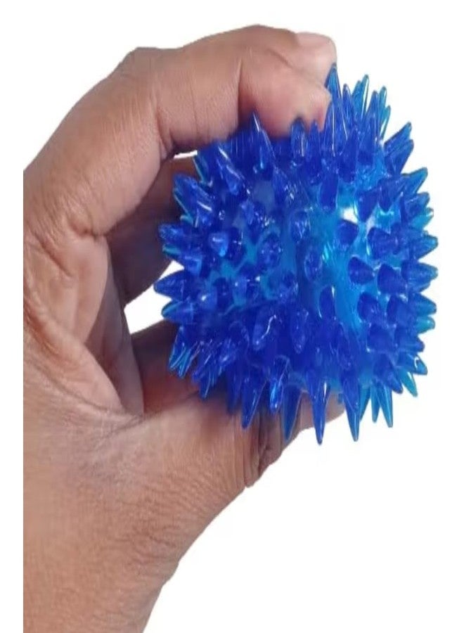FULLFILLS Led Light Soft Ball Flashing Light Ball Colorful Rubber Bouncing Anti-Stress Light (Pack of 1 PC) - Image 3