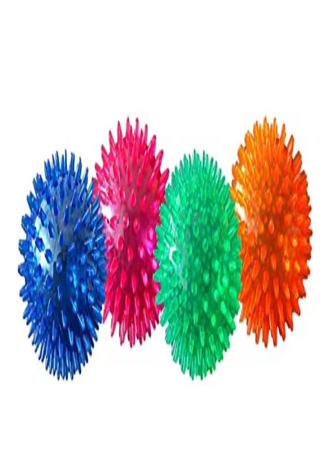 FULLFILLS Led Light Soft Ball Flashing Light Ball Colorful Rubber Bouncing Anti-Stress Light (Pack of 1 PC) - Image 4
