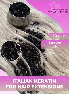Magic Hair 10 Grams Italian Keratin Glue Pellets Granules Beads for Nail Tip Hair Extensions  - Image 5