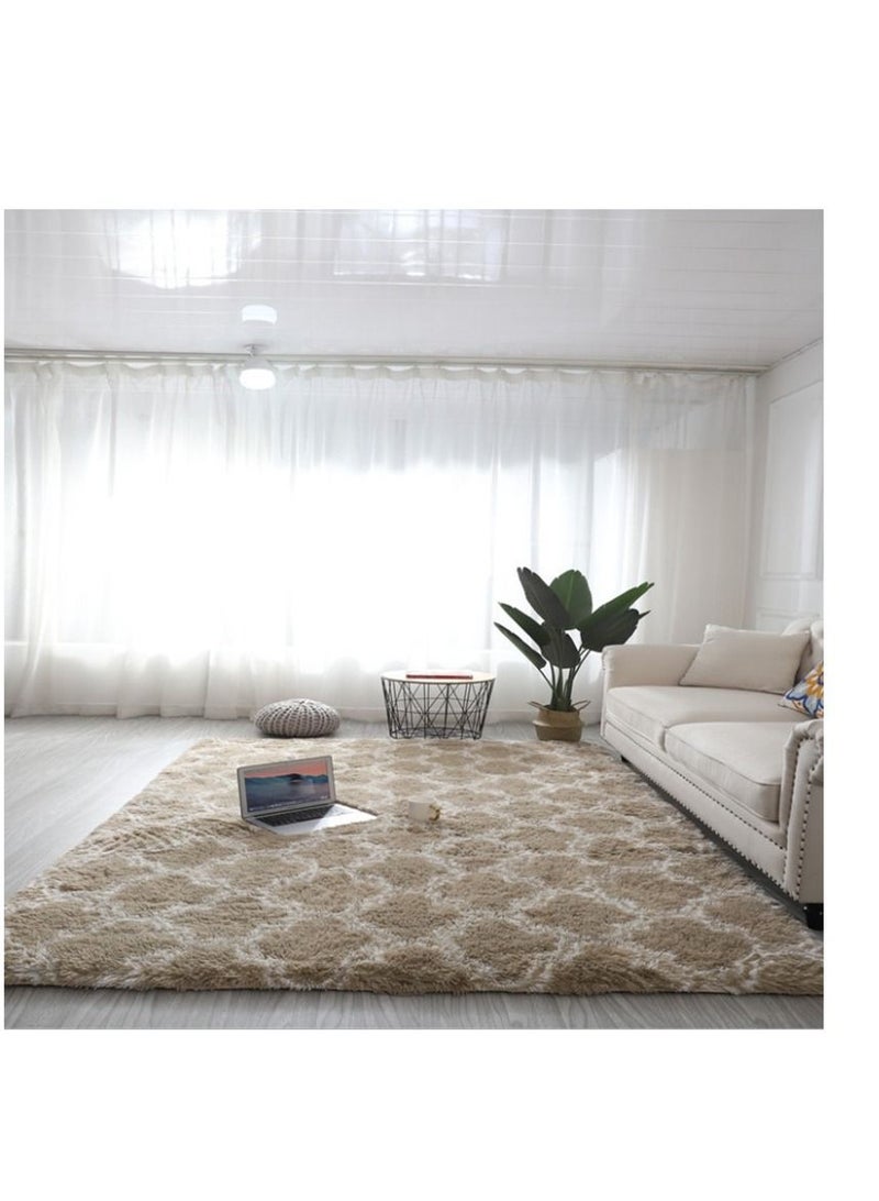 Large Carpets for Living Room Modern Plush Carpets Kids Room Home Decor Fur Rugs Bedroom Machine Washable Thick Fluffy Rug - Image 1