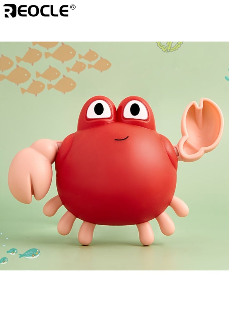 REOCLE 2PCS Baby's Swimming Crab Bath Toys with Floating Design and Interactive Movement Baby Bath Time Toys with Water Safe Material for Toddler Fun - Image 3