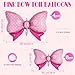 YOTHORN 12 Pcs Pink Bow Balloons for Girls Giant Foil Balloons Gender Reveal Decorations for Birthday Party Wedding Baby Shower Mouse Party Decoration - Image 4
