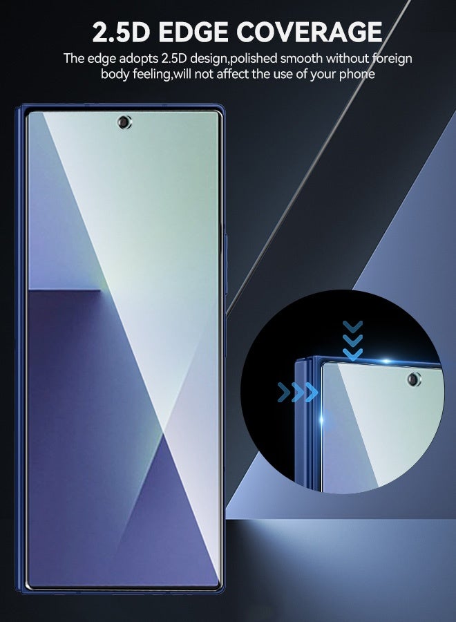 Tersely [2+2 Pack] 9H Tempered Glass Screen Protector for Samsung Galaxy Fold 7 5G (2025), Anti Scratch, Full Cover, Easy Install, 2 Pack Screen Protector and 2 Pack Camera Lens Protector - Image 4