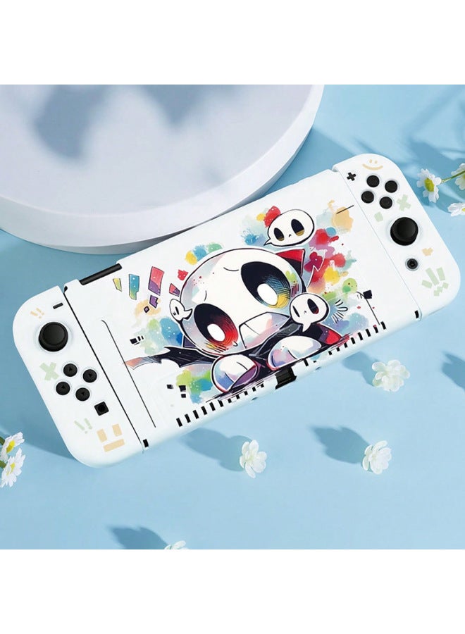 Nintendo Switch Protective Case Halloween Skull Nsoled Split Silicone Soft Handle Swich Hard Case 