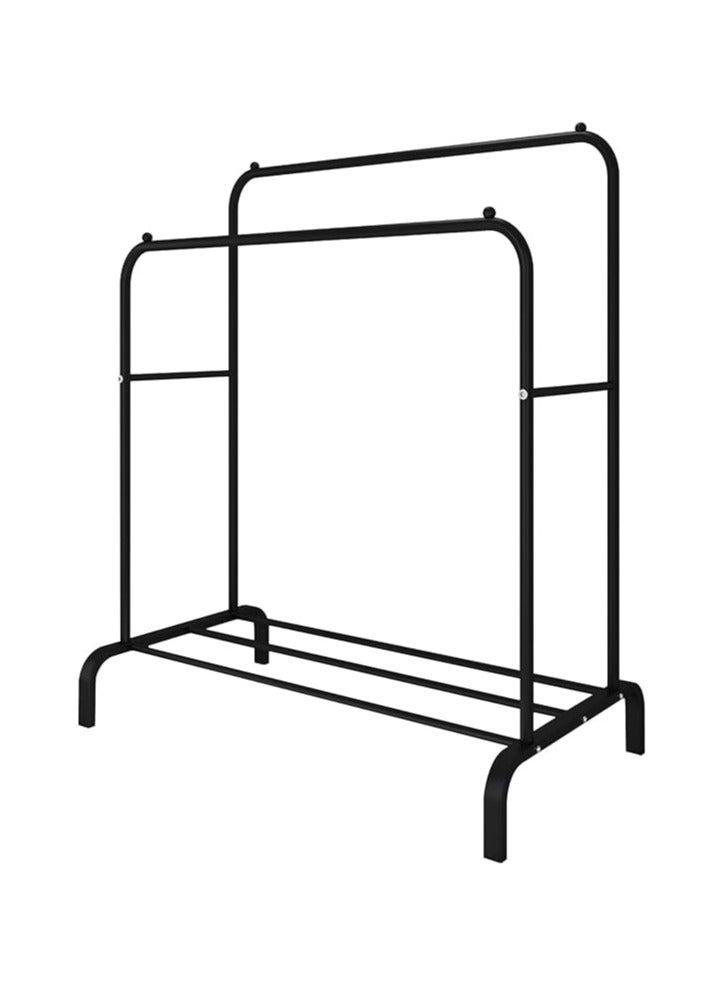 Clothes Organizer And Holder Metal Stand 96x44x162 cm Black - Image 3