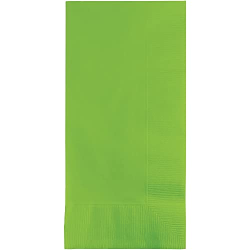 Creative Converting Touch of Color 2-Ply 50 Count Paper Dinner Napkins, Fresh Lime - Image 5