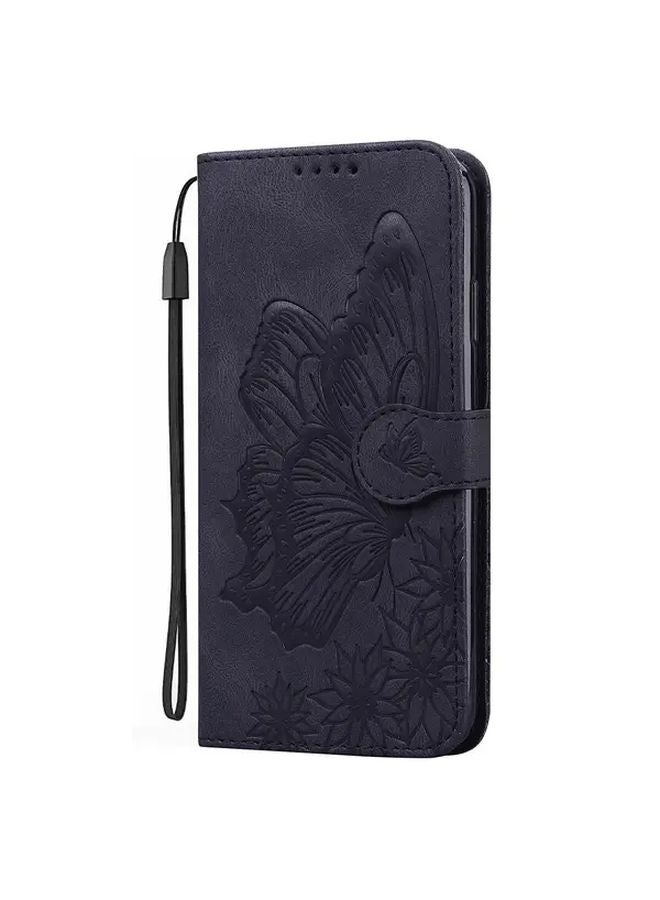 Green Retro Pattern Butterfly Stand Case For Samsung Galaxy A15 A17 A25 A36 A55 Full Protection - Image 3