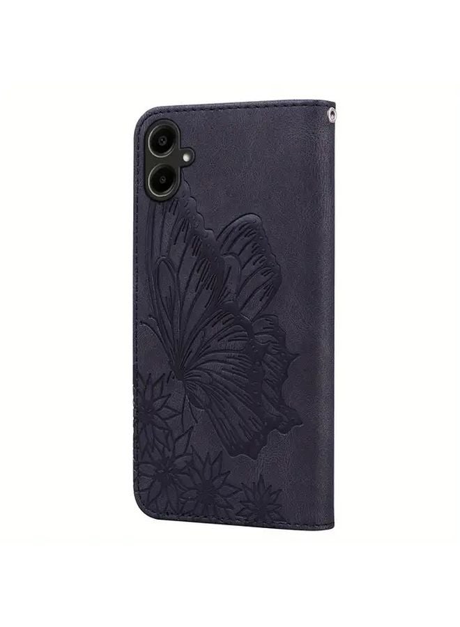 Green Retro Pattern Butterfly Stand Case For Samsung Galaxy A15 A17 A25 A36 A55 Full Protection - Image 4